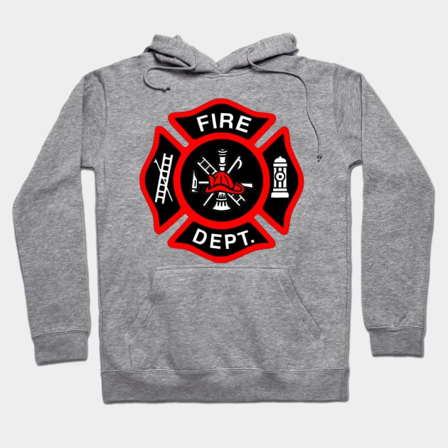 Fire Dept Hoodie by yukiotanaka